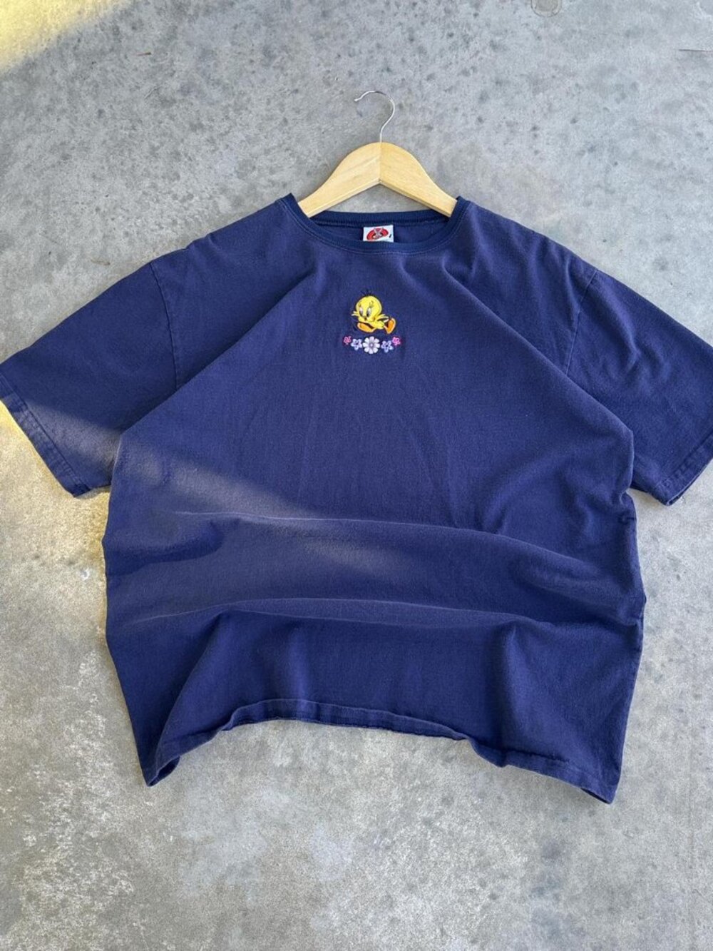 Looney Tunes Women's Navy T-shirt